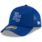 Kansas City Royals New Era 2026 Batting Practice Apex 9FORTY Adjustable Trucker Hat - MLB Hats