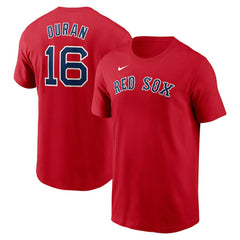Jarren Duran Boston Red Sox Nike Fuse Name & Number T-Shirt - MLB T-shirts