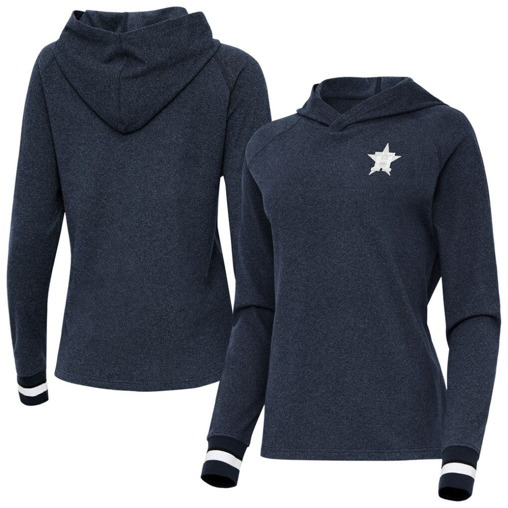 Houston Astros Antigua Women's Trek Pullover Hoodie - MLB Hoodies