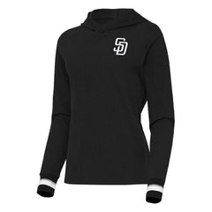 San Diego Padres Antigua Women's Trek Pullover Hoodie - MLB Hoodies