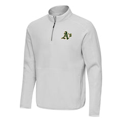 Athletics Antigua Step Up Quarter-Zip Pullover - MLB Pullover
