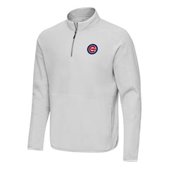Chicago Cubs Antigua Step Up Quarter-Zip Pullover - MLB Pullover