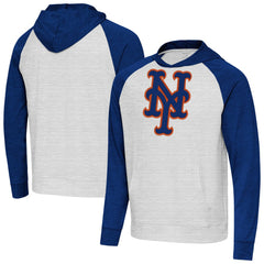 New York Mets Antigua Urgent Pullover Hoodie - MLB Hoodies