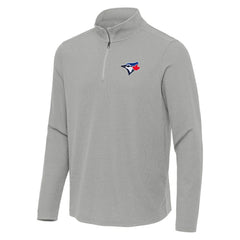 Toronto Blue Jays Antigua Sync Tri-Blend Quarter-Zip Pullover - MLB Pullover