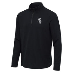 Chicago White Sox Antigua Sync Tri-Blend Quarter-Zip Pullover - MLB Pullover