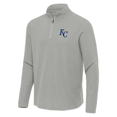 Kansas City Royals Antigua Sync Tri-Blend Quarter-Zip Pullover - MLB Pullover