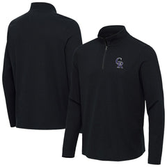 Colorado Rockies Antigua Sync Tri-Blend Quarter-Zip Pullover - MLB Pullover