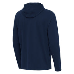 Milwaukee Brewers Antigua Connected Quarter-Zip Pullover Hoodie - MLB Hoodies