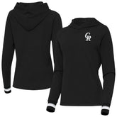 Colorado Rockies Antigua Women's Trek Pullover Hoodie - MLB Hoodies