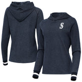 Seattle Mariners Antigua Women's Trek Pullover Hoodie - MLB Hoodies