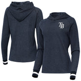 Tampa Bay Rays Antigua Women's Trek Pullover Hoodie - MLB Hoodies