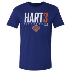 Royal Josh Hart New York Knicks 500 Level Elite Player T-Shirt | NBA