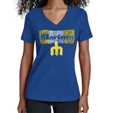 Seattle Mariners Starter Women's Team Color Shading V-Neck T-Shirt - MLB T-shirts