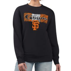 San Francisco Giants Starter Women's Team Color Shading Fleece Pullover Sweatshirt - MLB Pullover