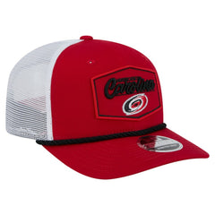 Carolina Hurricanes New Era Team Patch Basic 9SEVENTY Adjustable Trucker Hat - NHL Hats