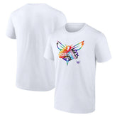 White Charlotte Hornets Team Logo Pride T-Shirt | NBA