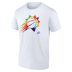 White Phoenix Suns Team Logo Pride T-Shirt | NBA