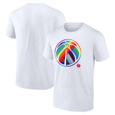 White Washington Wizards Team Logo Pride T-Shirt | NBA