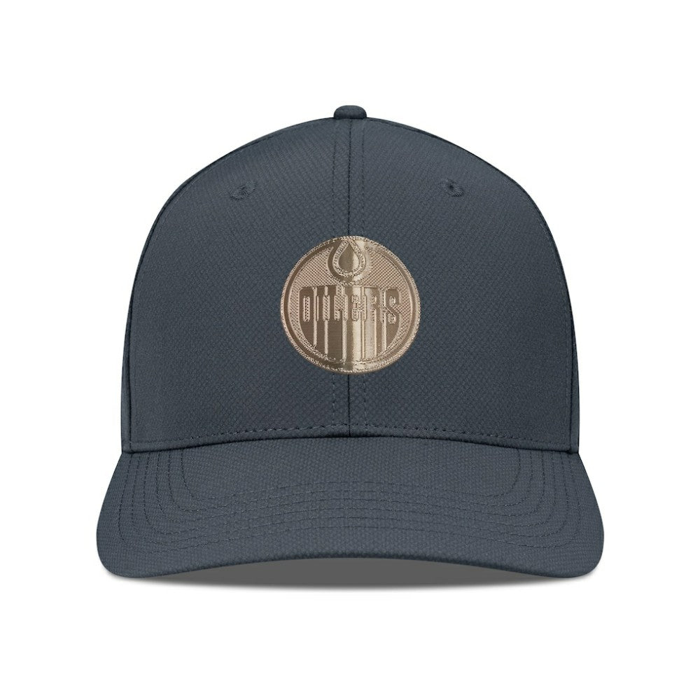 Edmonton Oilers Levelwear Rise Copper Insignia Flex Hat - NHL Hats