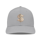 Seattle Kraken Levelwear Rise Copper Insignia Flex Hat - NHL Hats