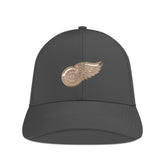 Detroit Red Wings Levelwear Ascend Copper Insignia Vented Adjustable Hat - NHL Hats
