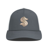 Seattle Kraken Levelwear Signal Copper Insignia Trucker Adjustable Hat - NHL Hats