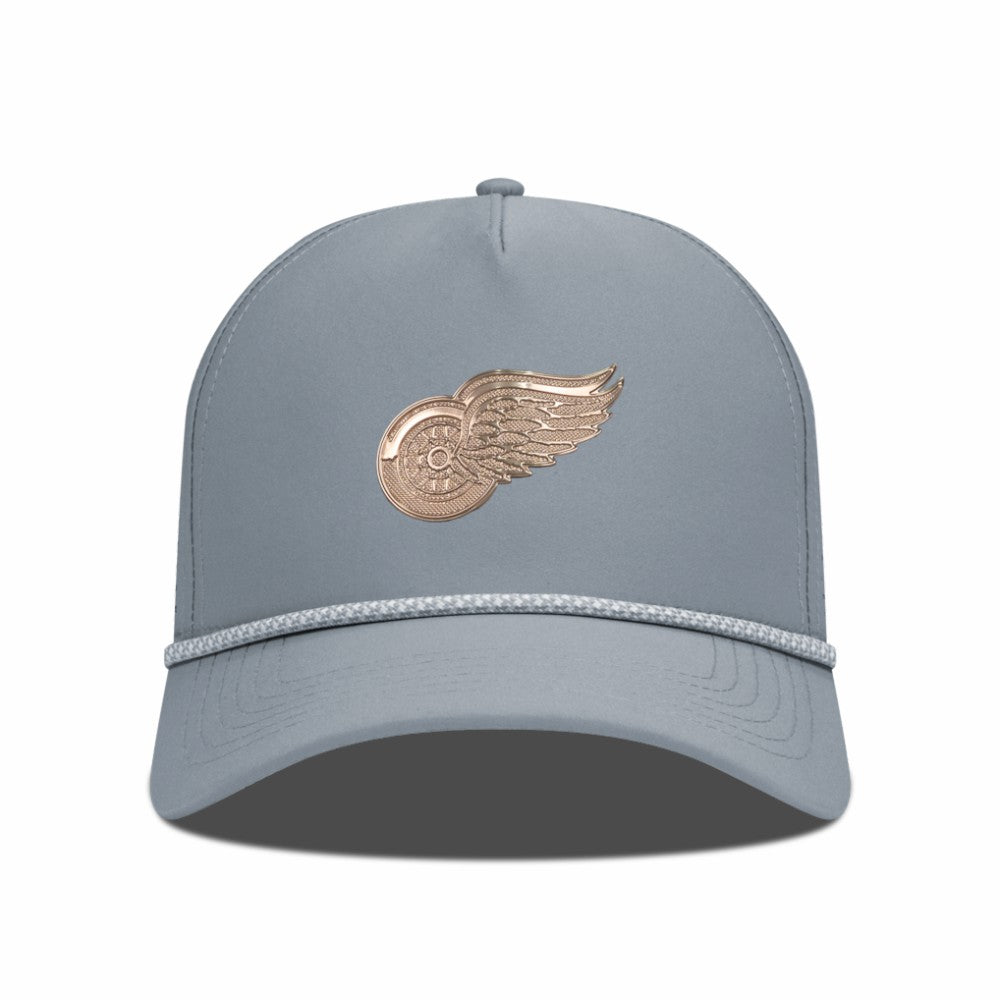 Detroit Red Wings Levelwear Gordon Copper Insignia Vented Adjustable Hat - NHL Hats