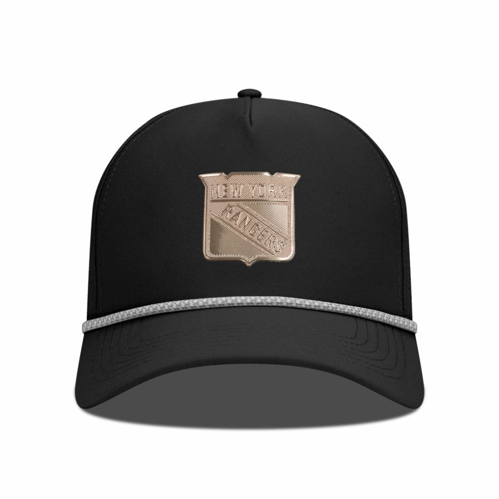 New York Rangers Levelwear Gordon Copper Insignia Vented Adjustable Hat - NHL Hats