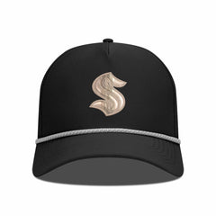 Seattle Kraken Levelwear Gordon Copper Insignia Vented Adjustable Hat - NHL Hats
