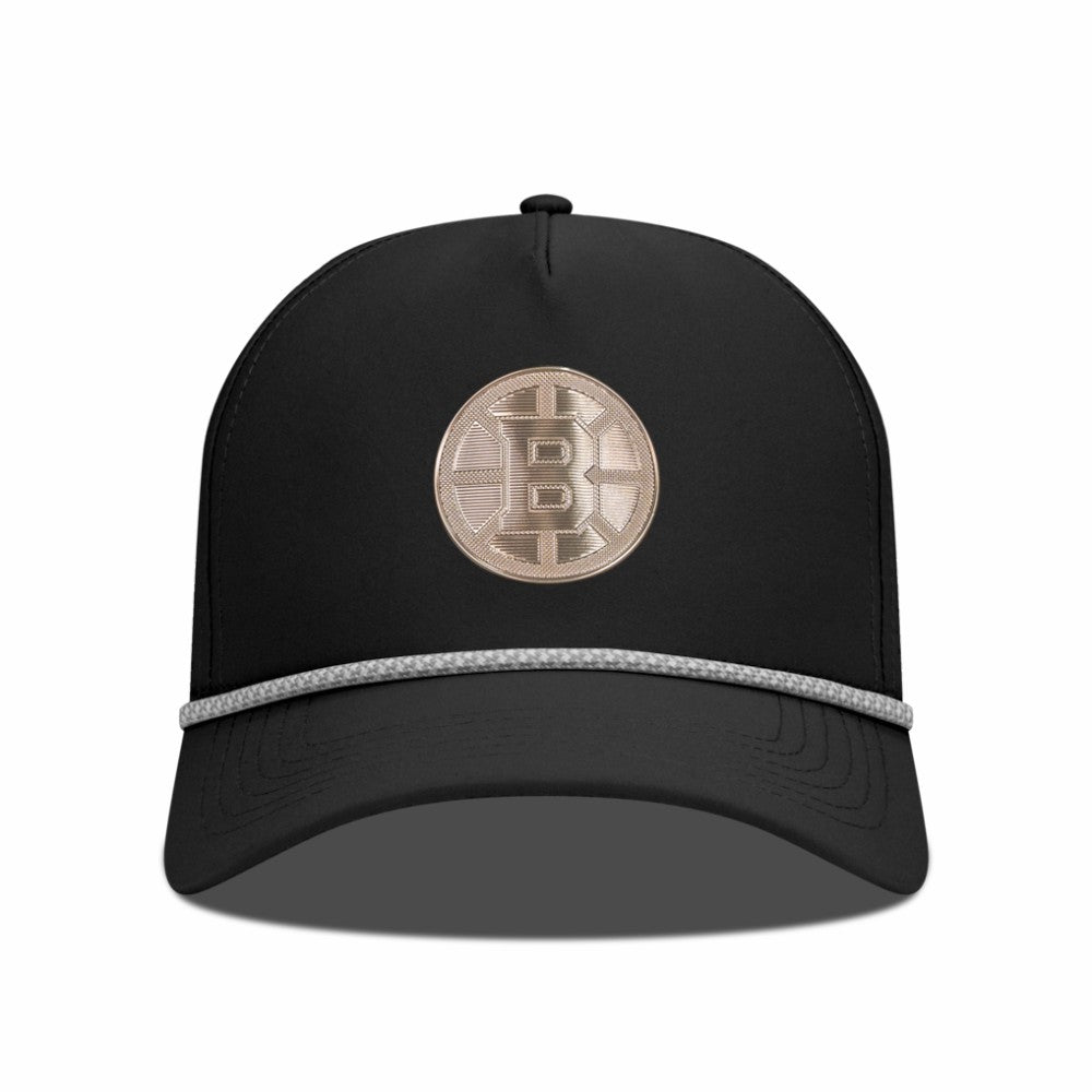 Boston Bruins Levelwear Gordon Copper Insignia Vented Adjustable Hat - NHL Hats