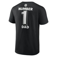 Black Brooklyn Nets #1 Dad Jersey T-Shirt | NBA