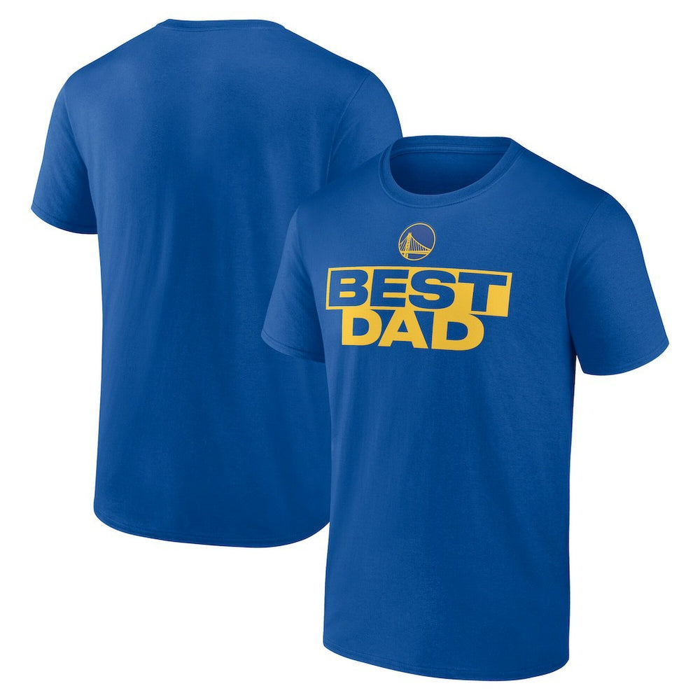 Royal Golden State Warriors Greatest Dad T-Shirt sale | NBA