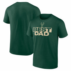Hunter Green Milwaukee Bucks Greatest Dad T-Shirt | NBA