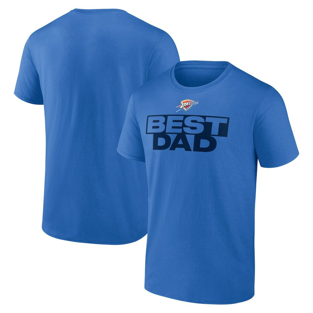 Blue Oklahoma City Thunder Greatest Dad T-Shirt | NBA