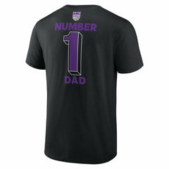 Black Sacramento Kings #1 Dad Jersey T-Shirt | NBA