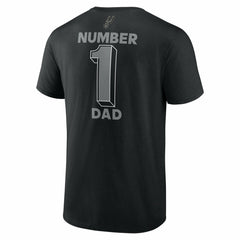 Black San Antonio Spurs #1 Dad Jersey T-Shirt | NBA