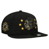 Chicago Blackhawks New Era Military Appreciation Digital Camo Stars 59FIFTY Fitted Hat - NHL Hats
