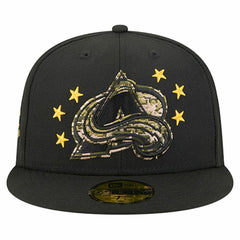 Colorado Avalanche New Era Military Appreciation Digital Camo Stars 59FIFTY Fitted Hat - NHL Hats