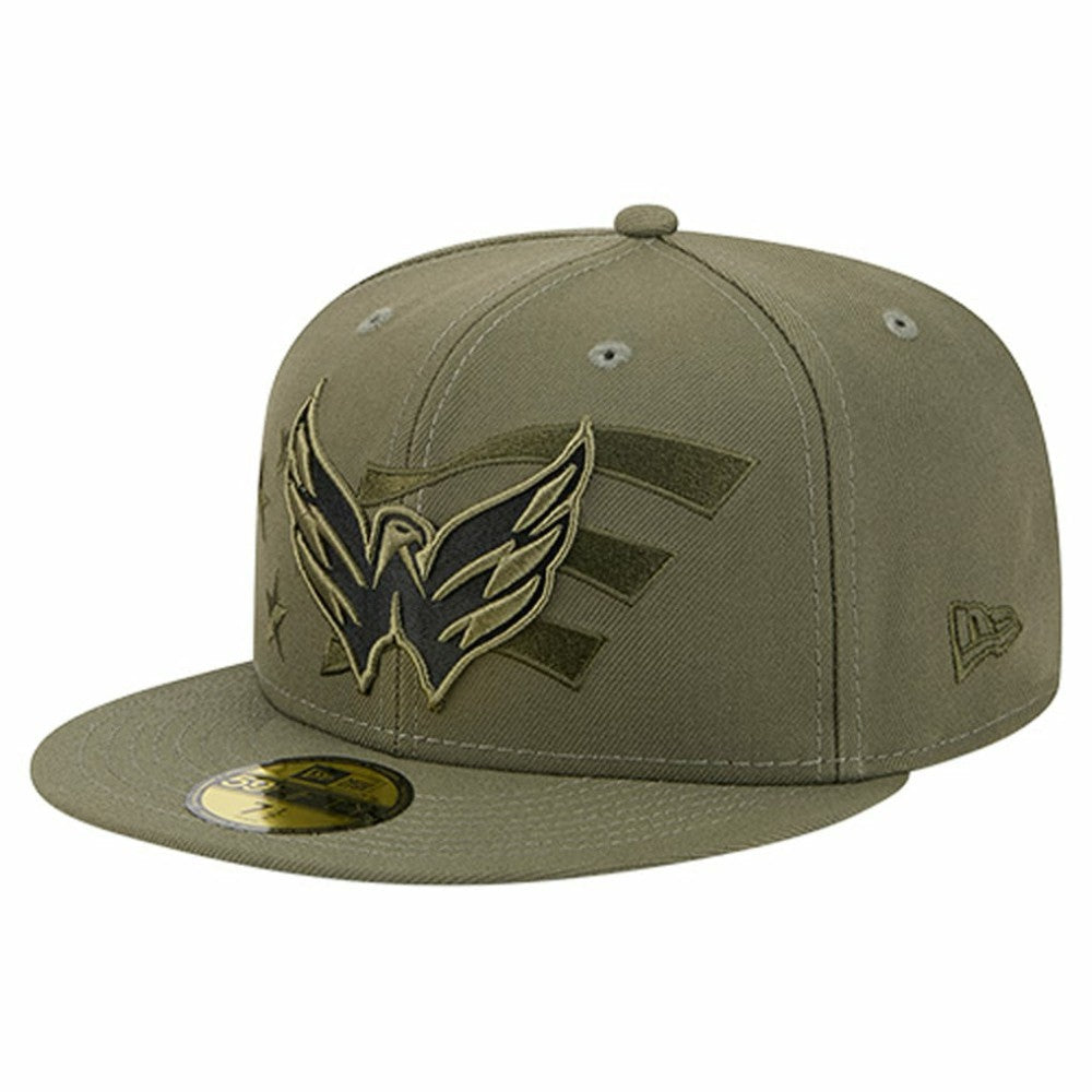 Washington Capitals New Era Military Appreciation Flag 59FIFTY Fitted Hat - NHL Hats
