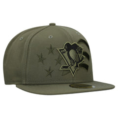 Pittsburgh Penguins New Era Military Appreciation Flag 59FIFTY Fitted Hat - NHL Hats