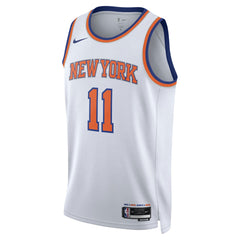 White Jalen Brunson New York Knicks Unisex Swingman Jersey | NBA