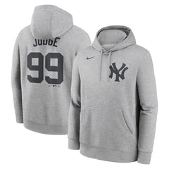 Aaron Judge New York Yankees Nike Player Name & Number Club Fleece Pullover Hoodie - MLB Hoodies