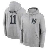 Anthony Volpe New York Yankees Nike Player Name & Number Club Fleece Pullover Hoodie - MLB Hoodies