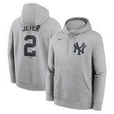 Derek Jeter New York Yankees Nike Player Name & Number Club Fleece Pullover Hoodie - MLB Hoodies