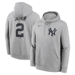 Derek Jeter New York Yankees Nike Player Name & Number Club Fleece Pullover Hoodie - MLB Hoodies