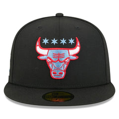 Black Chicago Bulls 2025/26 City Edition Alternate 59FIFTY Fitted Hat | NBA