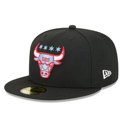 Black Chicago Bulls 2025/26 City Edition Alternate 59FIFTY Fitted Hat | NBA