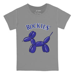 Colorado Rockies Tiny Turnip Youth Balloon Dog T-Shirt - MLB T-shirts