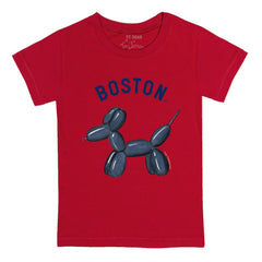 Boston Red Sox Tiny Turnip Youth Balloon Dog T-Shirt - MLB T-shirts
