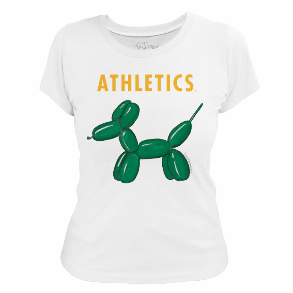 Athletics Tiny Turnip Women's Balloon Dog T-Shirt - MLB T-shirts